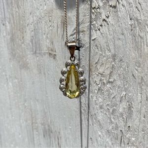 Vintage Sterling Silver Necklace chain and Pendant